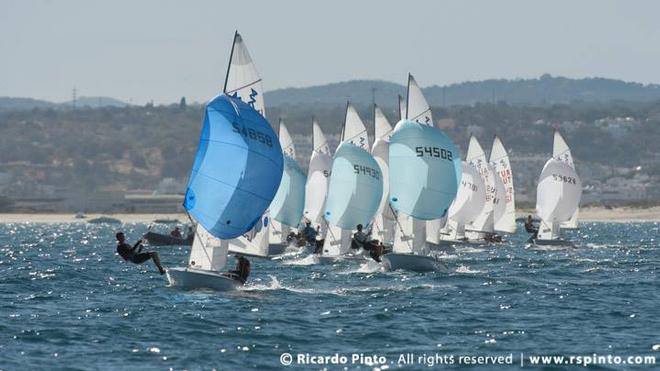 420 Fleet at the EUROSAF Youth Sailing Championship © Ricardo Pinto http://www.americascup.com